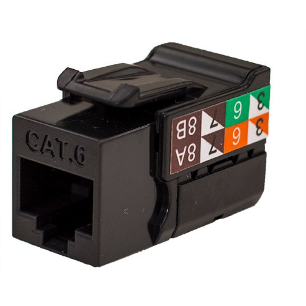 Color: Aqua, Black, Connector Type: Cat5e, Cat6